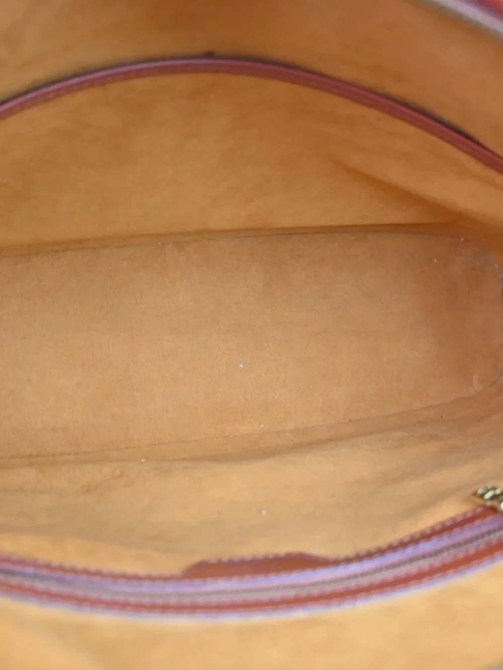 LOUIS VUITTON Epi Lussac Shoulder Bag Brown